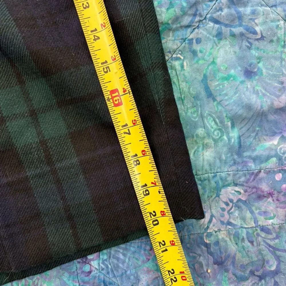 Mohan’s VTG 1956 Plaid Tartan Pleated Shorts Scottish Irish Gold FAIR WORN LOVED